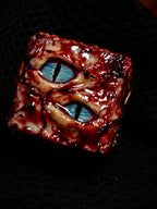Handmade Prison Realm D6 Dice | Cursed Eye Resin Die - Crux Jewelry product photo