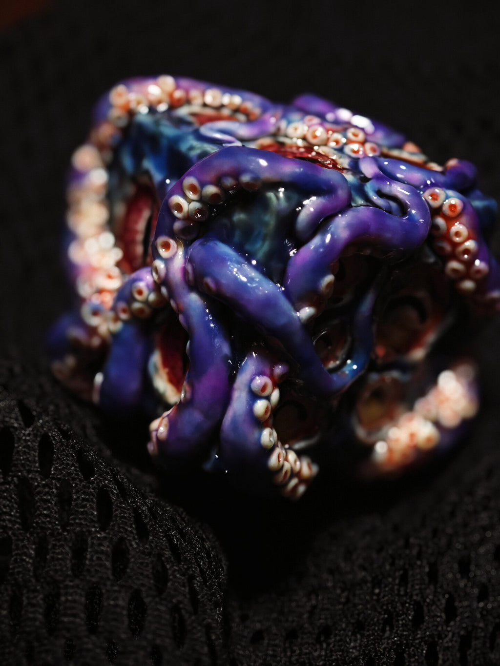 Handmade 35mm Eldritch Tentacle D6 Dice | Cthulhu Monster Eye Resin Die | Lovecraftian... - Crux Jewelry product image 4