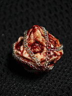 Handmade 35mm Bound Flesh D6 Dice - Chained Gory Meat Resin Artifact - Crux Jewelry product image 5