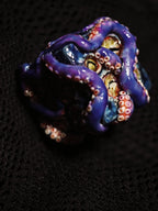 Handmade 35mm Eldritch Tentacle D6 Dice | Cthulhu Monster Eye Resin Die | Lovecraftian... - Crux Jewelry product image 5