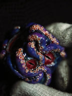 Handmade 35mm Eldritch Tentacle D6 Dice | Cthulhu Monster Eye Resin Die | Lovecraftian... - Crux Jewelry product image 6