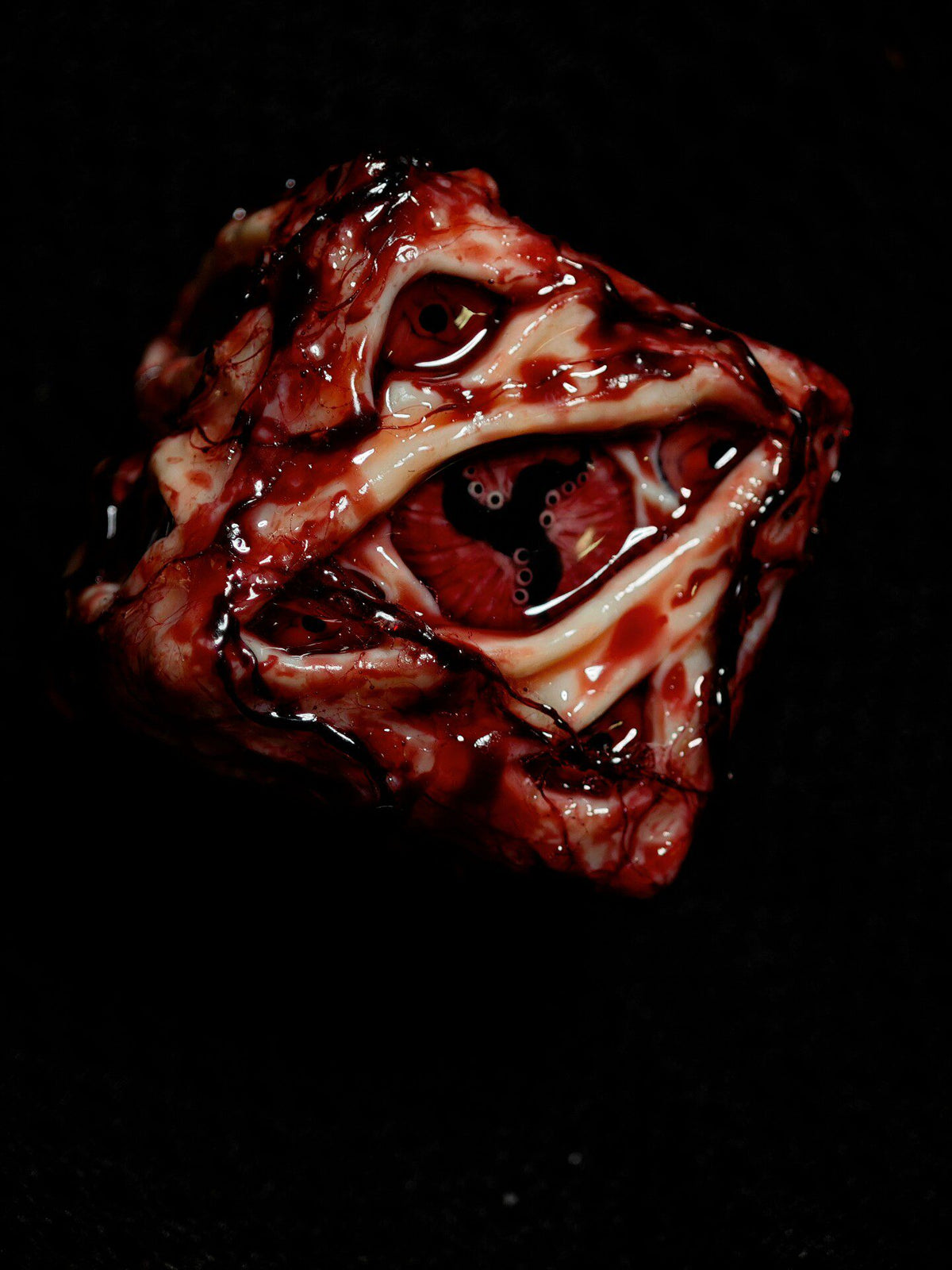 Handmade Prison Realm D6 Dice | Cursed Eye Resin Die - Crux Jewelry product photo