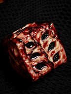 Handmade Prison Realm D6 Dice | Cursed Eye Resin Die - Crux Jewelry product photo