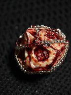 Handmade 35mm Bound Flesh D6 Dice - Chained Gory Meat Resin Artifact - Crux Jewelry product image 8