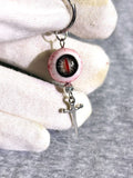Vampire's Gaze | Gothic Bloodshot Slit Pupil Dagger Earrings - Crux Jewelry product image 1