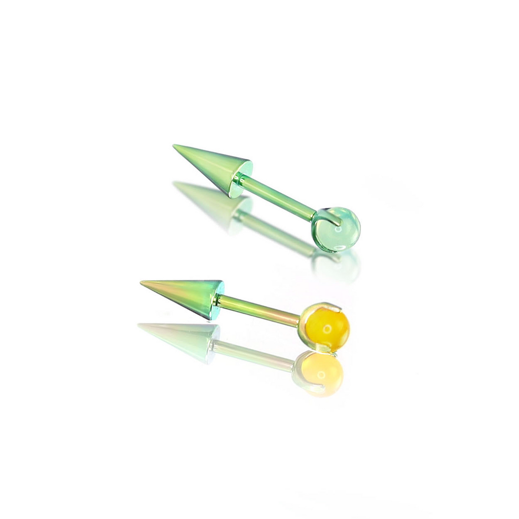 MLP Titanium Demon Ear Stud | Gothic Cartilage Piercing | Devil Wing Helix Earring - Crux Jewelry product image 1