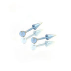 MLP Titanium Demon Ear Stud | Gothic Cartilage Piercing | Devil Wing Helix Earring - Crux Jewelry product image 3