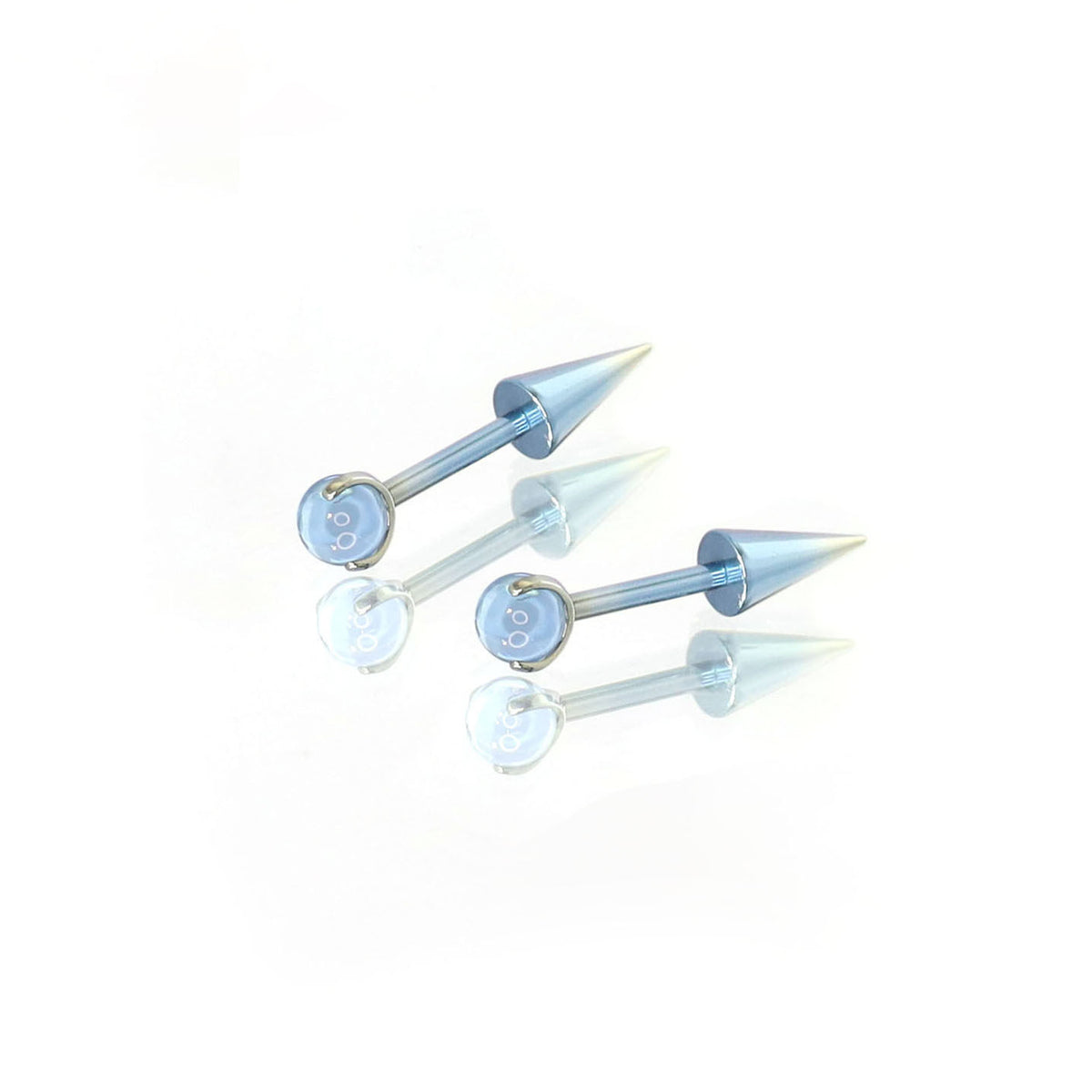 MLP Titanium Demon Ear Stud | Gothic Cartilage Piercing | Devil Wing Helix Earring - Crux Jewelry product image 3