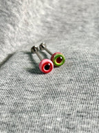 Handcrafted Titanium Monster Eyeball Piercing | Gothic Labret Stud - Crux Jewelry product image 1