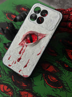 "Blood Tears" Handmade 3D Phone Case | Gothic Horror Weeping Eye Art | Custom Texture... - Crux Jewelry product image 2