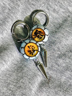 Destructive Death❄️ | Upper Rank Three Akaza Eyeball Earrings - Crux Jewelry product image 1