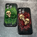 "Eternal Decay" 3D Realistic Skull Phone Case | Handmade Gothic Dripping Texture Art - Crux Jewelry product image 4