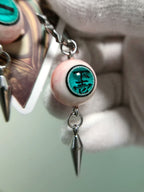 Hypnotic Nightmare | Lower Rank One Enmu Inspired Eyeball Earrings - Crux Jewelry product image 4