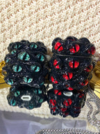 "Pocket Monster" 3D Multi-Eye AirPods Case | Handmade Horror Gore & Glow Texture Cover - Crux Jewelry product image 1