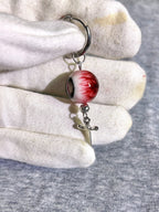 Vampire's Gaze | Gothic Bloodshot Slit Pupil Dagger Earrings - Crux Jewelry product image 2