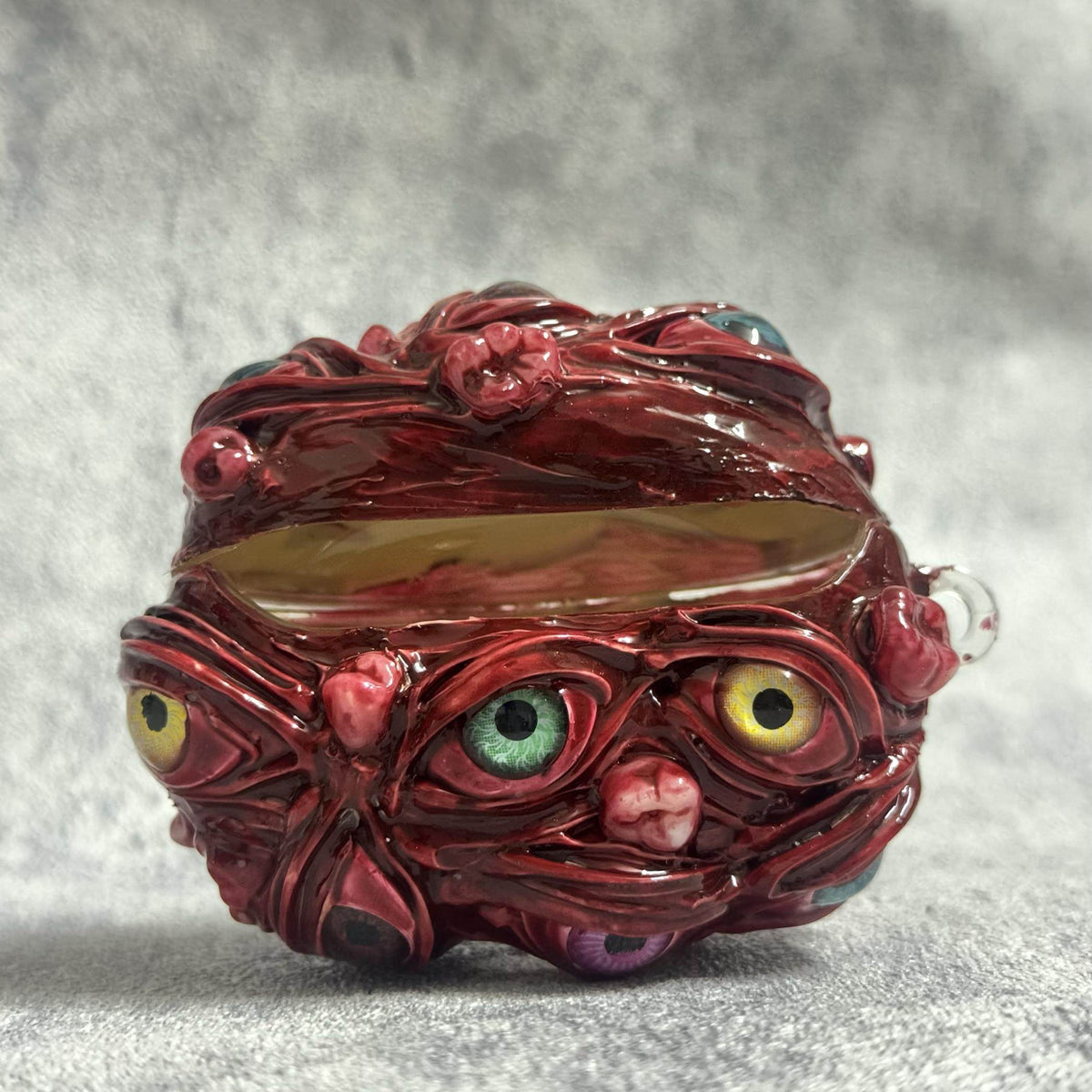 "Oddball Blobs" Creepy Cute 3D Phone Case | Handmade Weirdcore Monster Face & Big... - Crux Jewelry product image 2