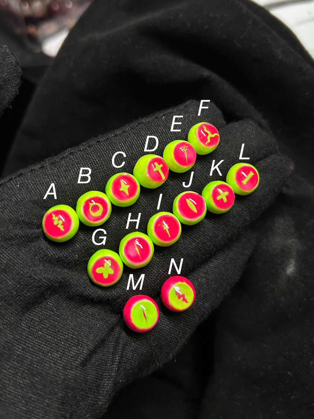 Curse of the Toxic Symbiote | Titanium Neon Cyber-Goth Eyeball Stud - Crux Jewelry product image 3