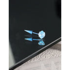 The Glacier Devil's Eye - Titanium Cartilage & Helix Stud - Crux Jewelry product image 3