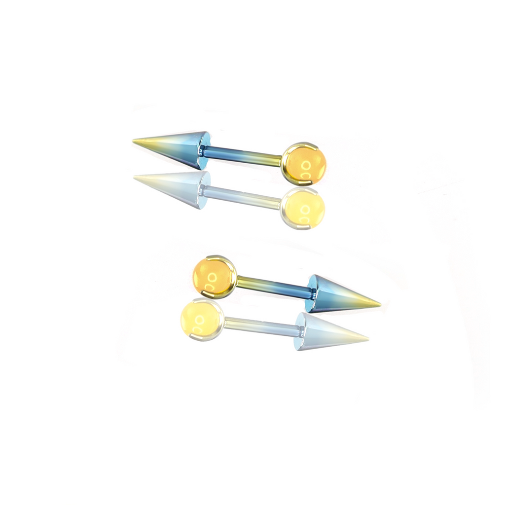 MLP Titanium Demon Ear Stud | Gothic Cartilage Piercing | Devil Wing Helix Earring - Crux Jewelry product image 7