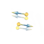 MLP Titanium Demon Ear Stud | Gothic Cartilage Piercing | Devil Wing Helix Earring - Crux Jewelry product image 7