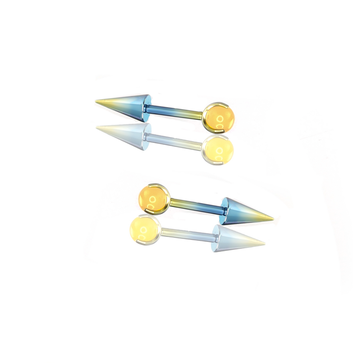 MLP Titanium Demon Ear Stud | Gothic Cartilage Piercing | Devil Wing Helix Earring - Crux Jewelry product image 7