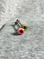 Handcrafted Titanium Monster Eyeball Piercing | Gothic Labret Stud - Crux Jewelry product image 2