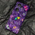 "Prismatic Void" 3D Slime Phone Case | Holographic Dragon Eye & Wet Texture Art - Crux Jewelry product image 1