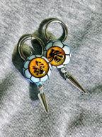 Destructive Death❄️ | Upper Rank Three Akaza Eyeball Earrings - Crux Jewelry product image 3