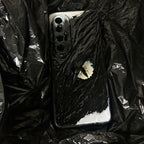 "Abyssal Watcher" Custom 3D Black Texture Phone Case | Choose Your Eye Style - Crux Jewelry product image 5