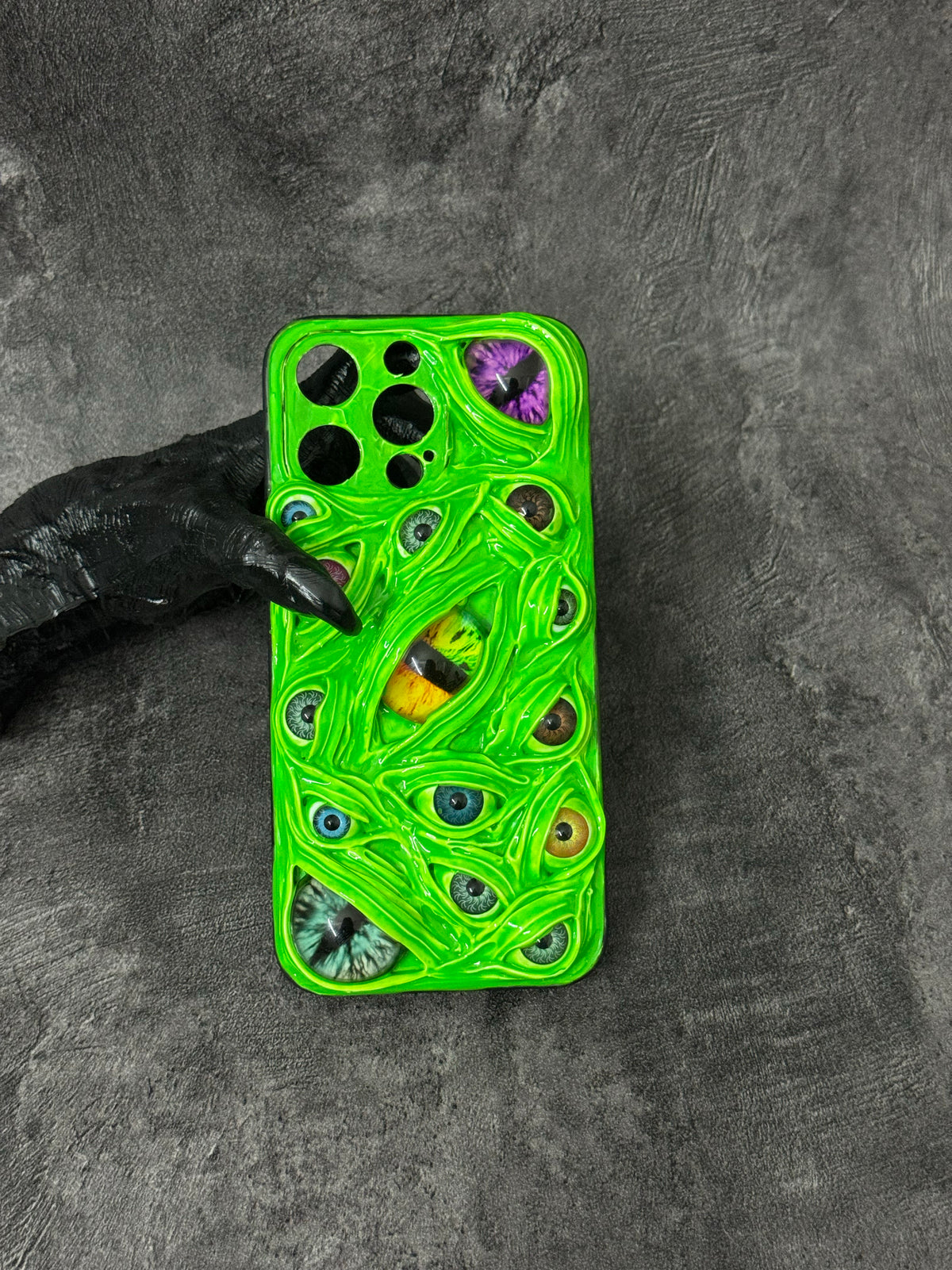 "Thousand Eyes" Cthulhu Monster 3D Phone Case | Textured Creepy Cute Cover - Crux Jewelry product image 6