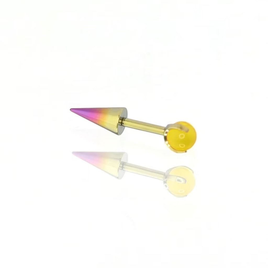 MLP Titanium Demon Ear Stud | Gothic Cartilage Piercing | Devil Wing Helix Earring - Crux Jewelry product image 5