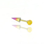 MLP Titanium Demon Ear Stud | Gothic Cartilage Piercing | Devil Wing Helix Earring - Crux Jewelry product image 5