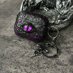 "Pocket Monster" 3D Multi-Eye AirPods Case | Handmade Horror Gore & Glow Texture Cover - Crux Jewelry product image 3
