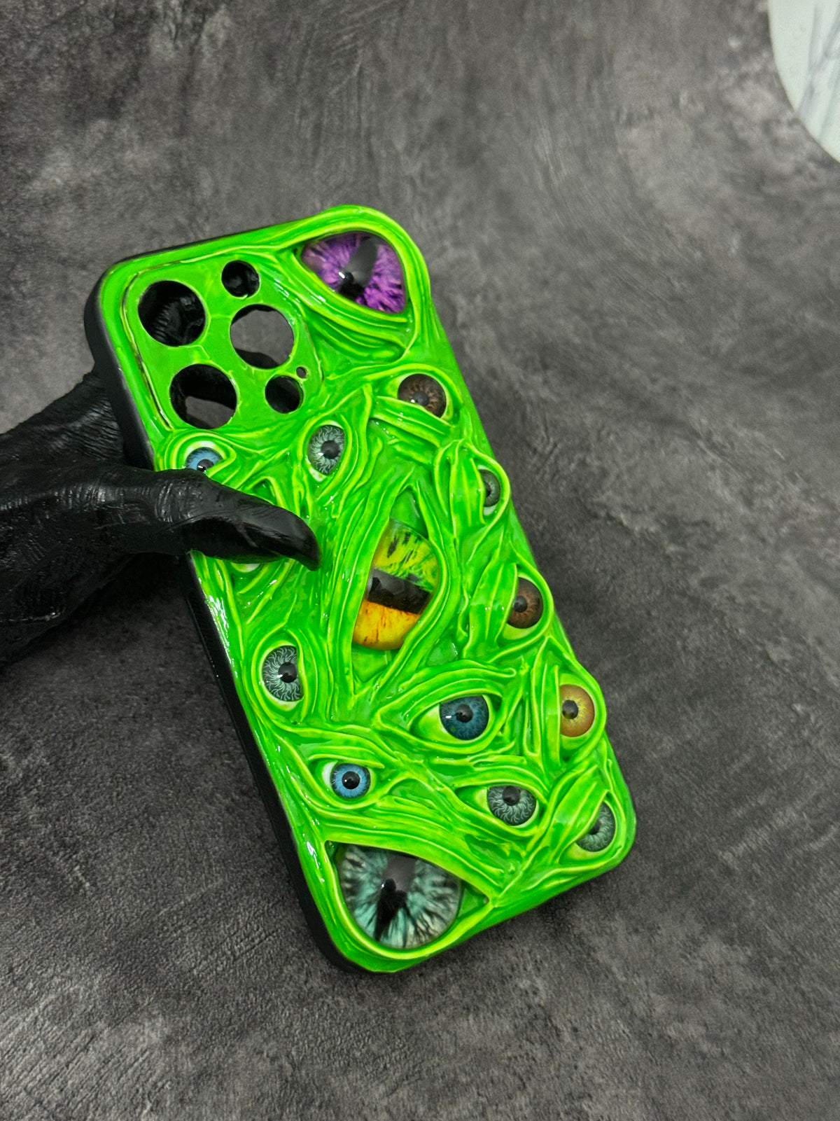 "Thousand Eyes" Cthulhu Monster 3D Phone Case | Textured Creepy Cute Cover - Crux Jewelry product image 7