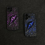 "Elemental Chaos" Marbled Dragon Eye 3D Phone Case | Swirling Texture Resin Cover - Crux Jewelry product image 4