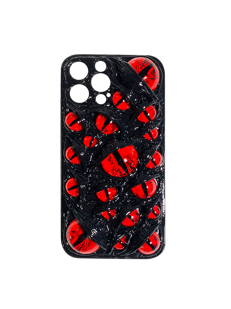 Eldritch Skin: The Watcher - 3D Cthulhu Eyeball Case(6 Glow Styles) - Crux Jewelry product image 4