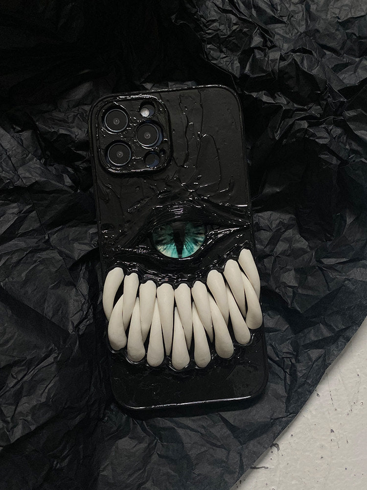Demon Fang Cyclops 3D Gothic Phone Case Collection(6 Glow Styles) - Crux Jewelry product image 8