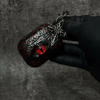 "Pocket Monster" 3D Multi-Eye AirPods Case | Handmade Horror Gore & Glow Texture Cover - Crux Jewelry product image 4