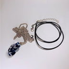 "Corrupted Soul" Black Smoke Anatomical Heart - Ink Wash Resin - Crux Jewelry product image 4