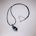 "Corrupted Soul" Black Smoke Anatomical Heart - Ink Wash Resin - Crux Jewelry product image 5