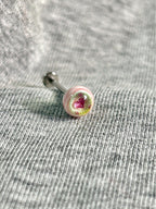 Handcrafted Titanium Dark Coquette Eyeball Piercing | Pastel Goth Labret Stud - Crux Jewelry product image 6