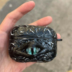"Pocket Monster" 3D Multi-Eye AirPods Case | Handmade Horror Gore & Glow Texture Cover - Crux Jewelry product image 6