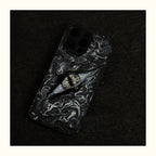 "Elemental Chaos" Marbled Dragon Eye 3D Phone Case | Swirling Texture Resin Cover product image 1