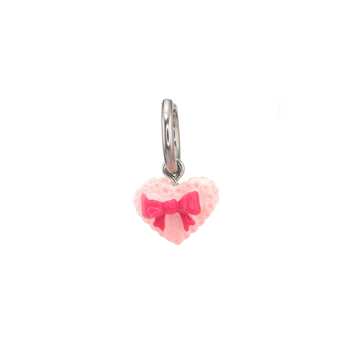 Star Baker - Cute Heart Cake Stainless Steel Earrings - product image 5
