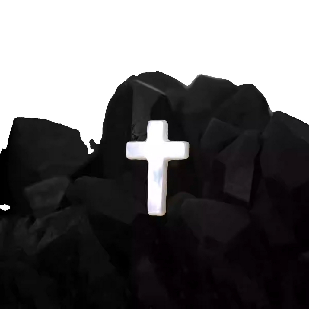 Hallowmas - Moonlight Gothic Cross Labret/Ear Stud - Moonlight Gothic Cross Labret