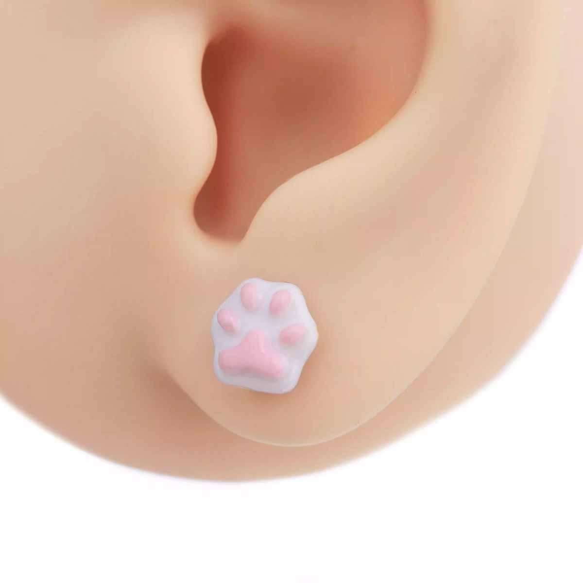 Paws & Purrs - Cute Kitten Claw Resin Flat-Back Ear/Lip Stud - product image 5