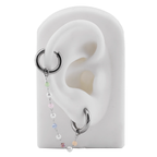Macaron Color Ball Ear Chain - product overview