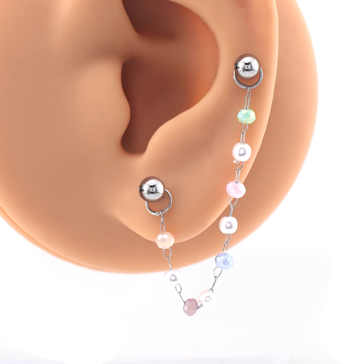 Macaron Color Ball Ear Chain - product image 7