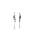 CRUX - Pair Of Vampire Fang Gothic Hoop - CRUX - Pair Of Vampire Fang Gothic Hoop - 8mm