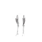 CRUX - Pair Of Vampire Fang Gothic Hoop - CRUX - Pair Of Vampire Fang Gothic Hoop - 8mm